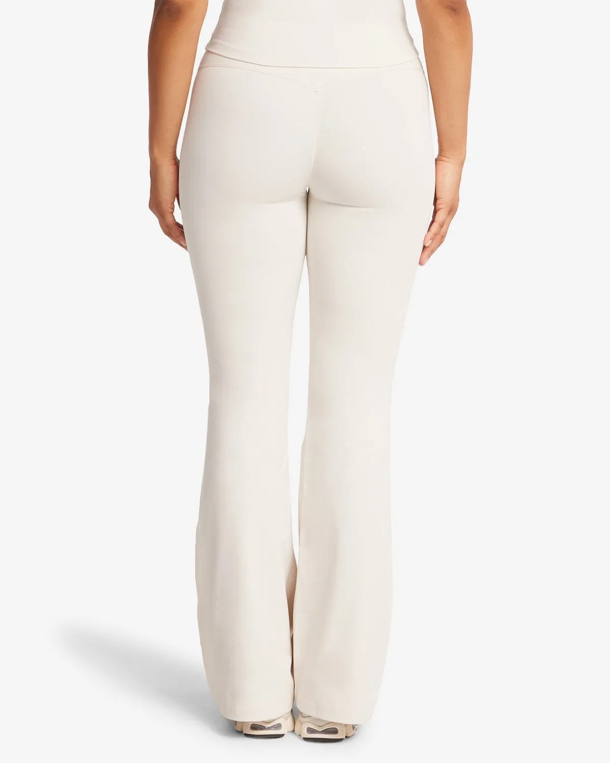 Form Invisible Scrunch Flare Leggings Petite | Vanilla sold by Crop Shop Boutique product image thumbnail 2