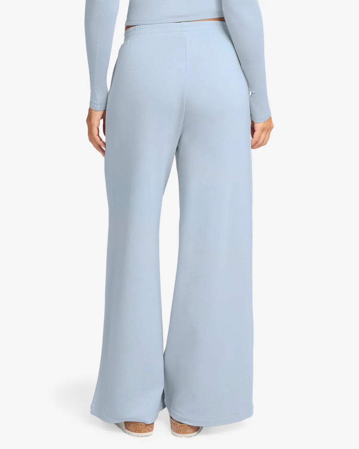 Everyday Wide Leg Pant | Dusty Blue sold by Crop Shop Boutique product image thumbnail 2