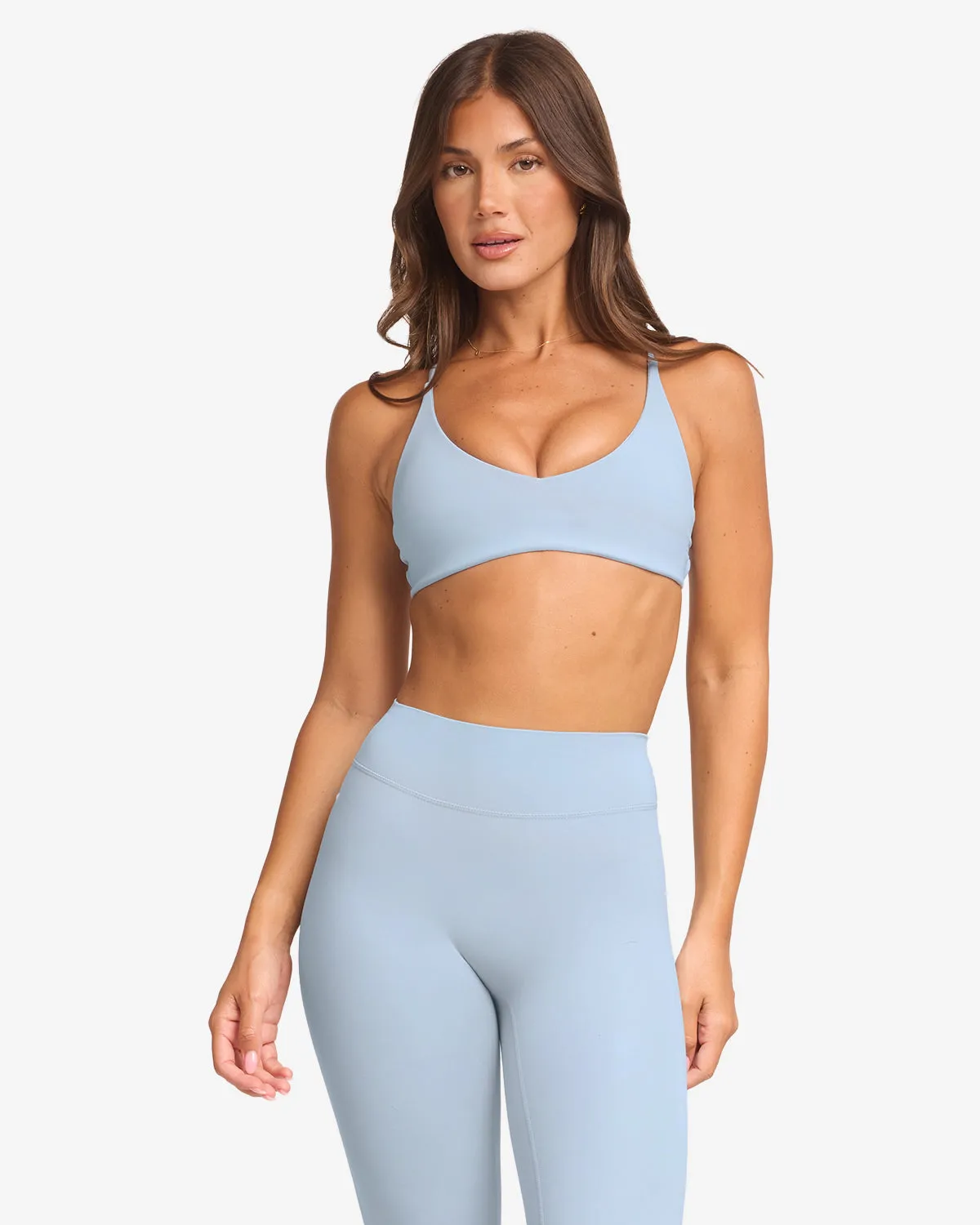 Form Hailey Crop | Dusty Blue sold by Crop Shop Boutique product image thumbnail 2