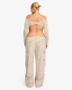 Cargo Pants | Fawn sold by Crop Shop Boutique