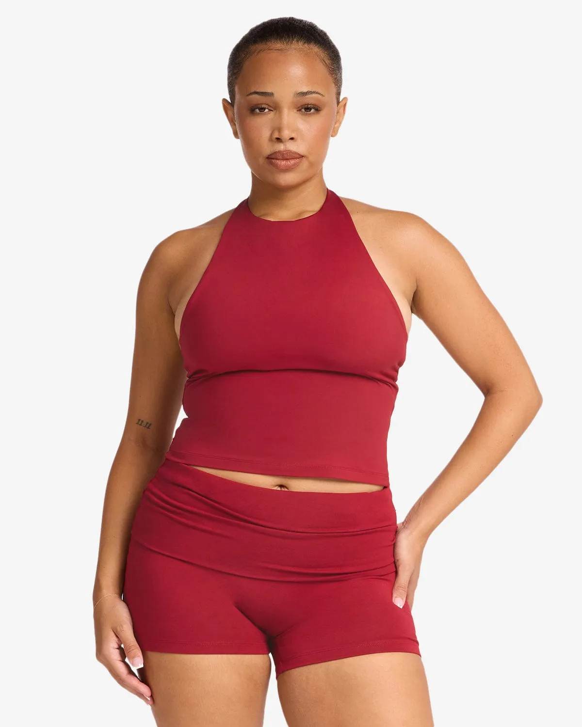 Serenity Demi Tank | Cherry sold by Crop Shop Boutique product image thumbnail 5