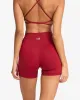 Serenity Shorts 5" | Cherry sold by Crop Shop Boutique