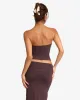 Longline Bandeau | Espresso sold by Crop Shop Boutique