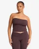 Longline Bandeau | Espresso sold by Crop Shop Boutique