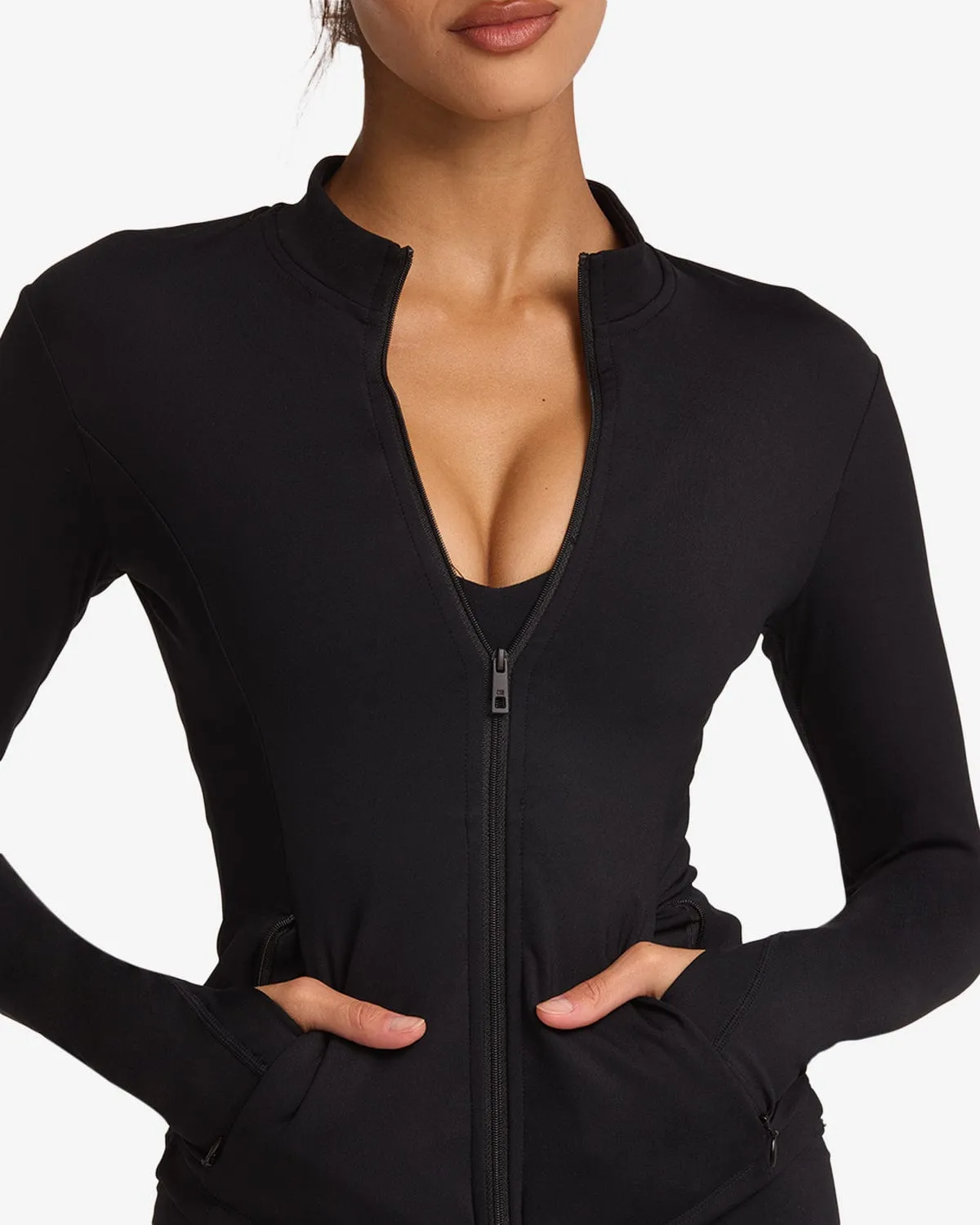 Freedom Longline Contour Jacket | Black sold by Crop Shop Boutique product image thumbnail 2