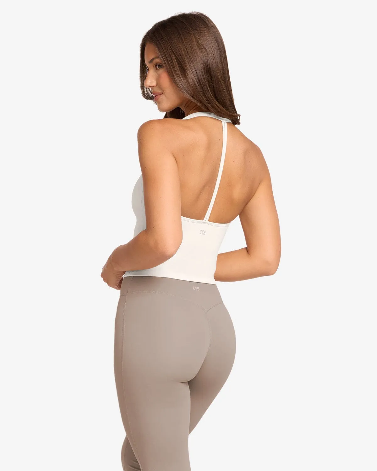 Form Halter Tank | Vanilla sold by Crop Shop Boutique product image thumbnail 4