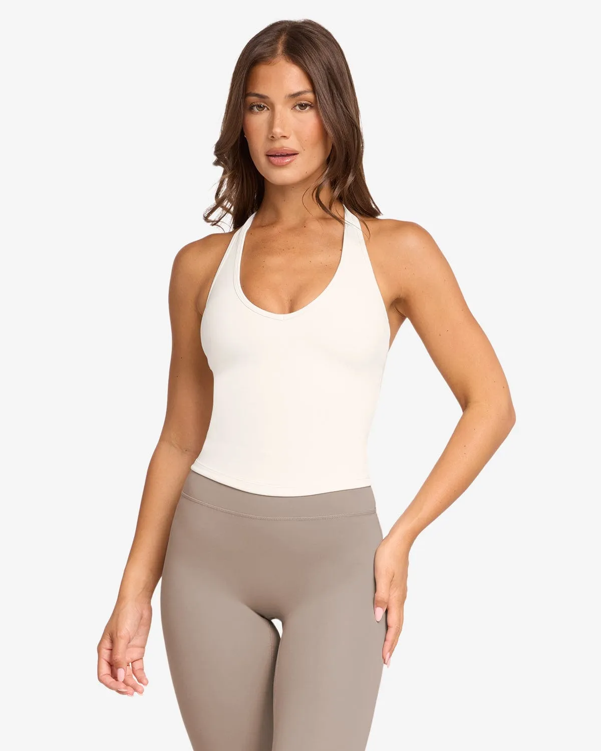 Form Halter Tank | Vanilla sold by Crop Shop Boutique product image thumbnail 3