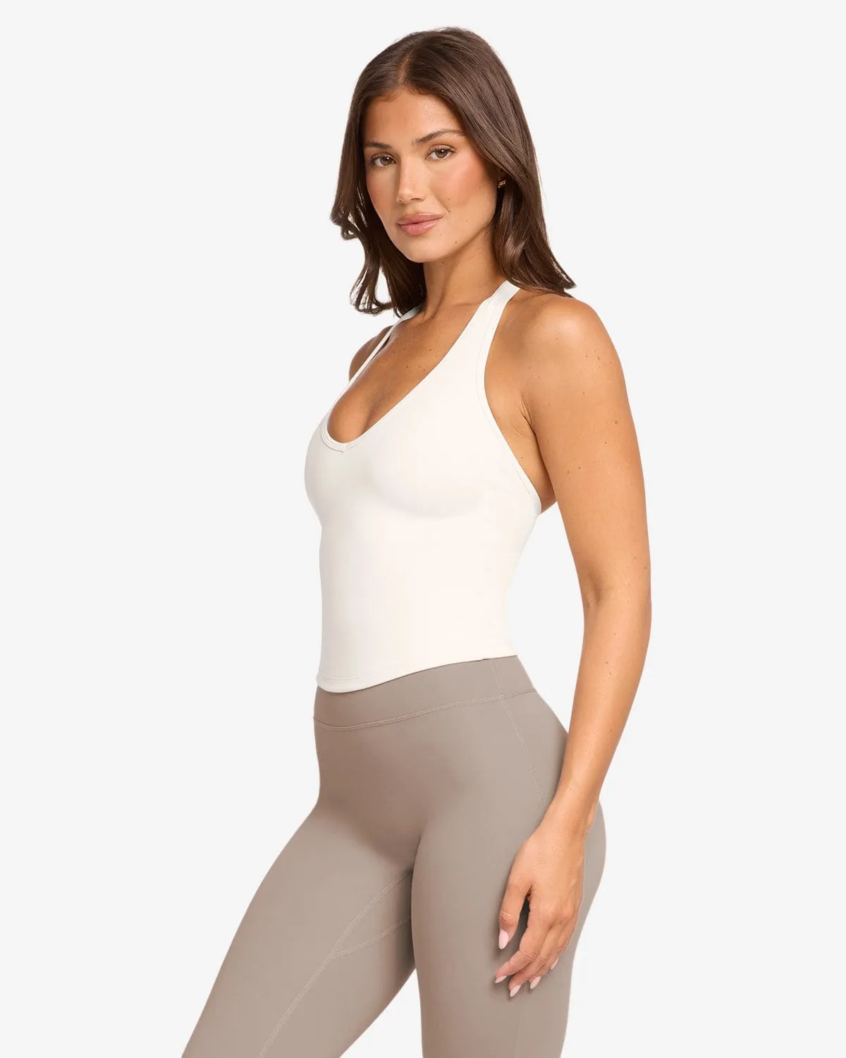 Form Halter Tank | Vanilla sold by Crop Shop Boutique product image thumbnail 5