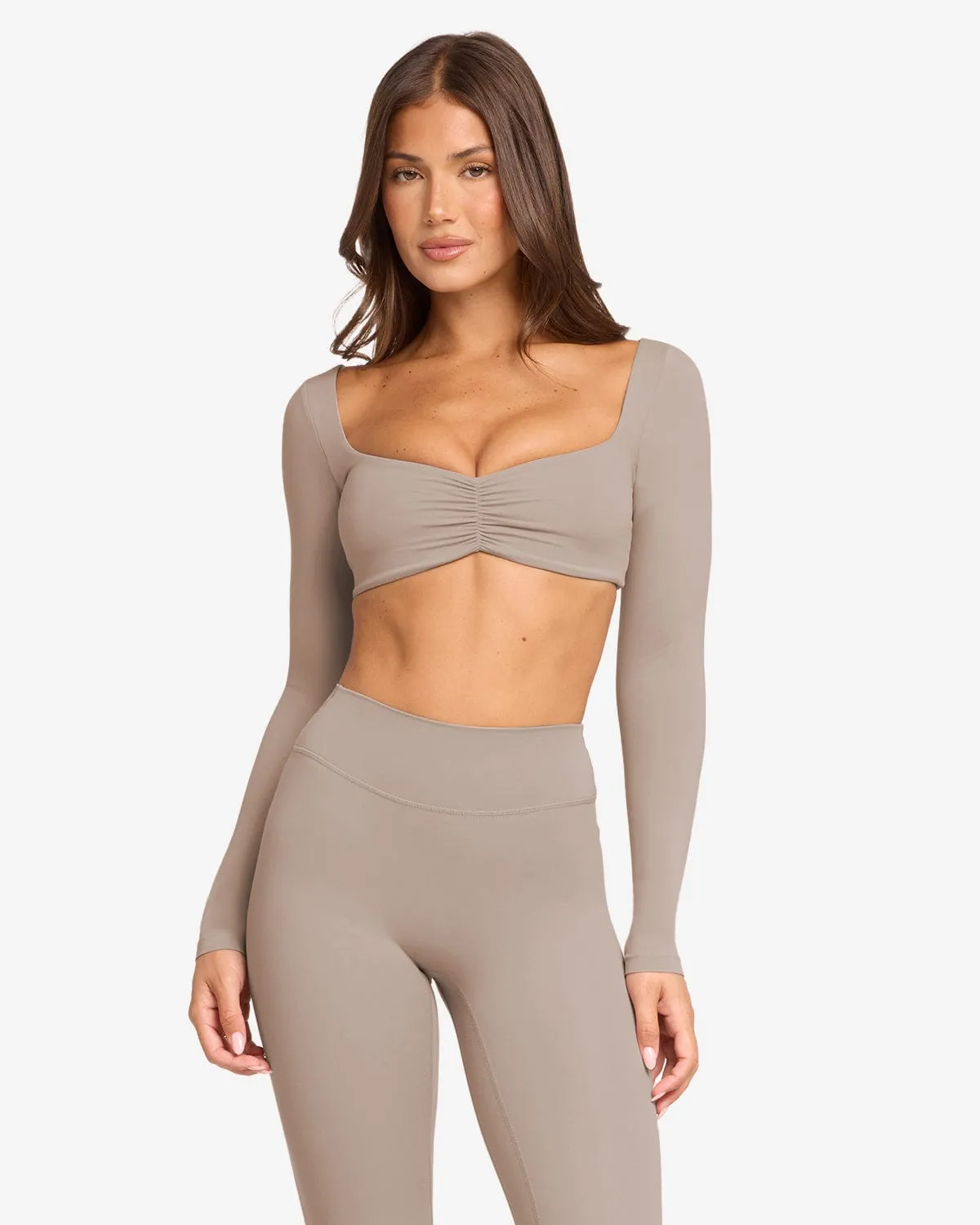 Form Margo Long Sleeve Top | Latte sold by Crop Shop Boutique product image thumbnail 4