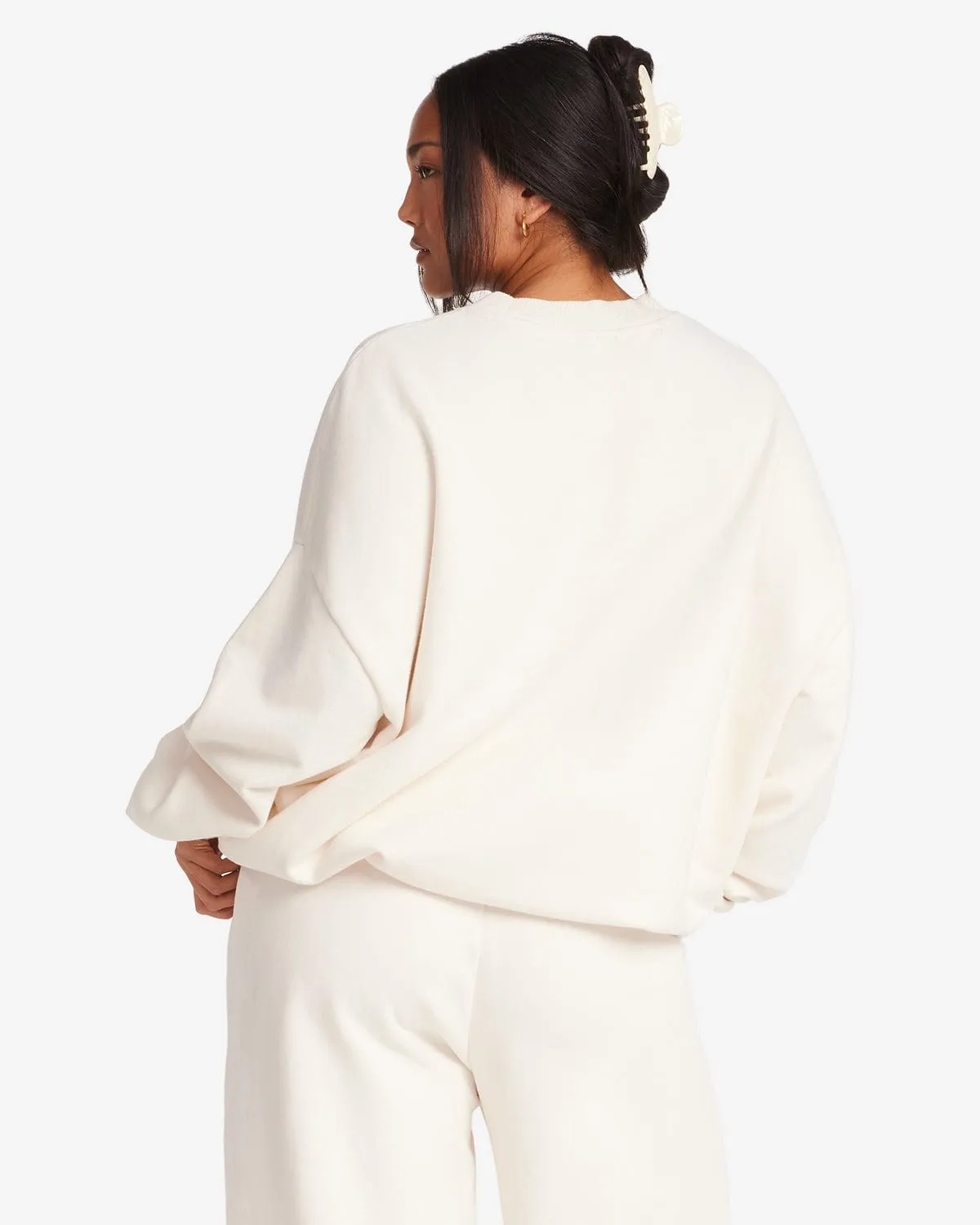 CSB Crewneck Sweatshirt | Vanilla sold by Crop Shop Boutique product image thumbnail 3