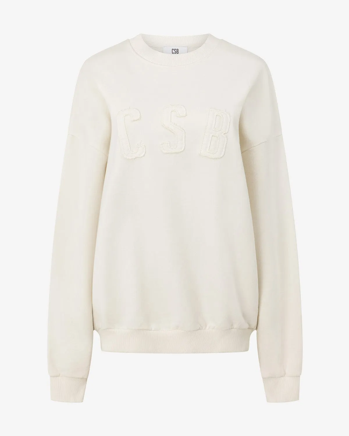 CSB Crewneck Sweatshirt | Vanilla sold by Crop Shop Boutique product image thumbnail 5