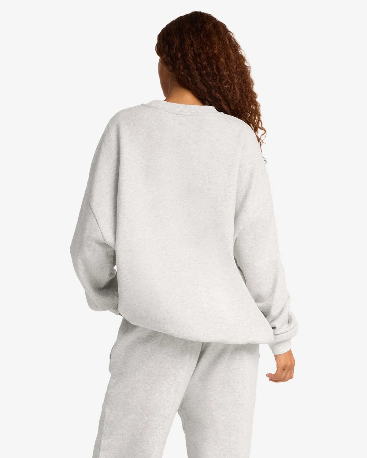 CSB Crewneck Jumper | Snow Marl sold by Crop Shop Boutique product image thumbnail 3