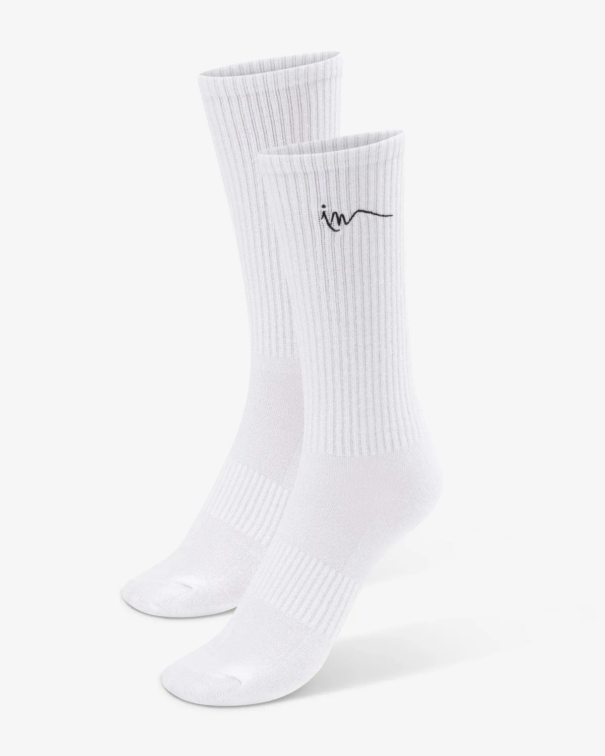 Slouchy Crew Socks | White sold by Crop Shop Boutique product image thumbnail 4