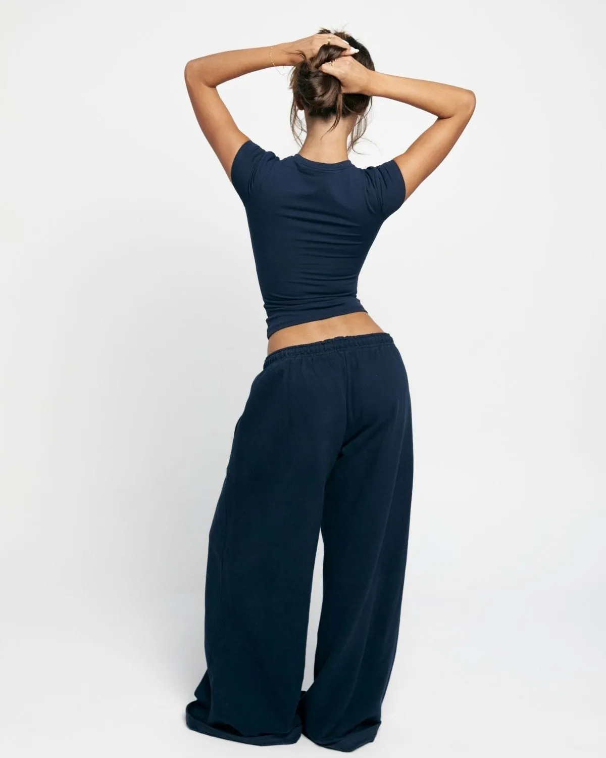 Form Capped Sleeve Tee | Deep Navy sold by Crop Shop Boutique product image thumbnail 3