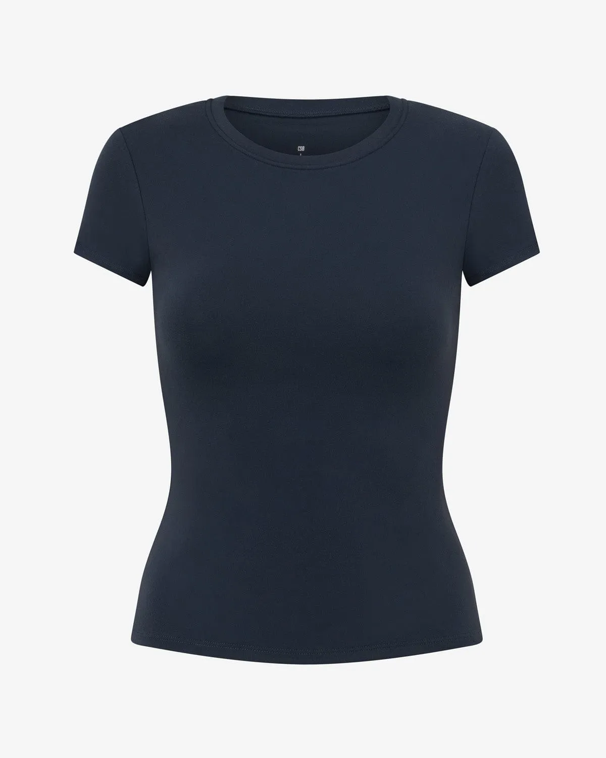 Form Capped Sleeve Tee | Deep Navy sold by Crop Shop Boutique product image thumbnail 4