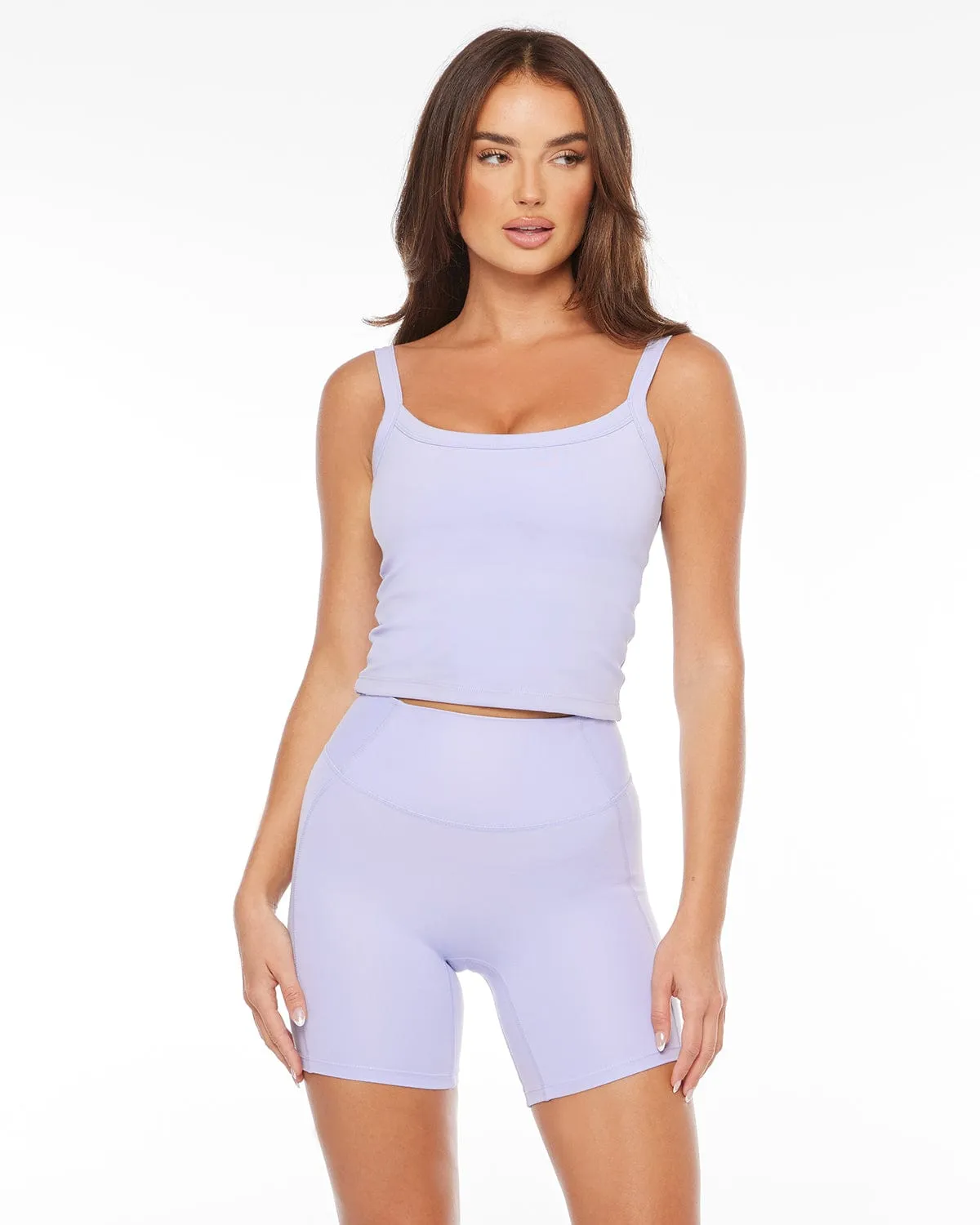 Serenity Maya Tank | Lilac Frost sold by Crop Shop Boutique
