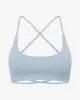 Form Lexi Support Crop | Dusty Blue sold by Crop Shop Boutique