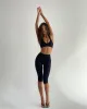 Form Halter Crop | Black sold by Crop Shop Boutique