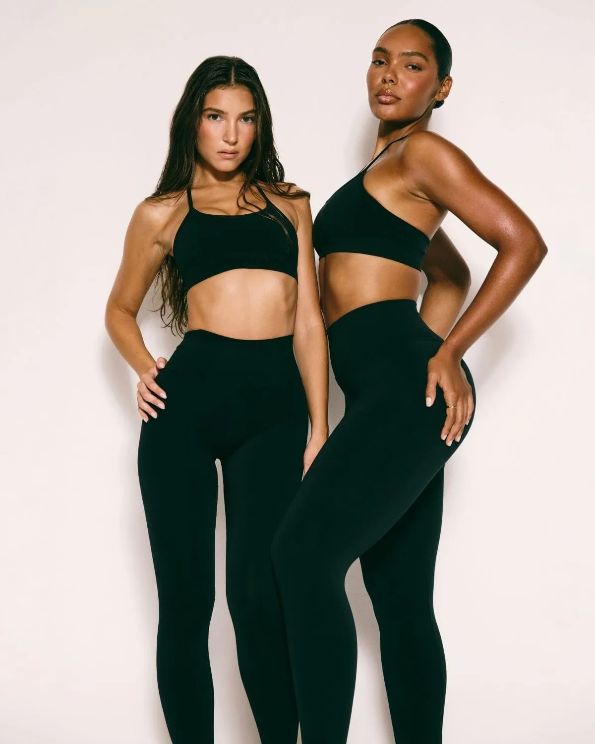 Seamless Invisible Scrunch Leggings | Black sold by Crop Shop Boutique product image thumbnail 3
