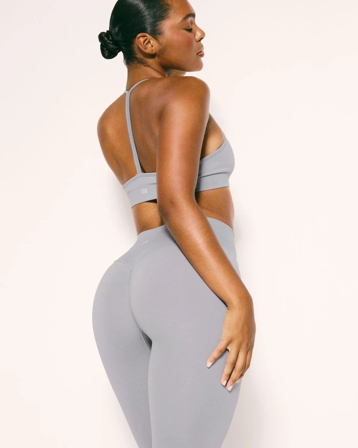 Seamless Invisible Scrunch Leggings | Storm sold by Crop Shop Boutique product image thumbnail 2
