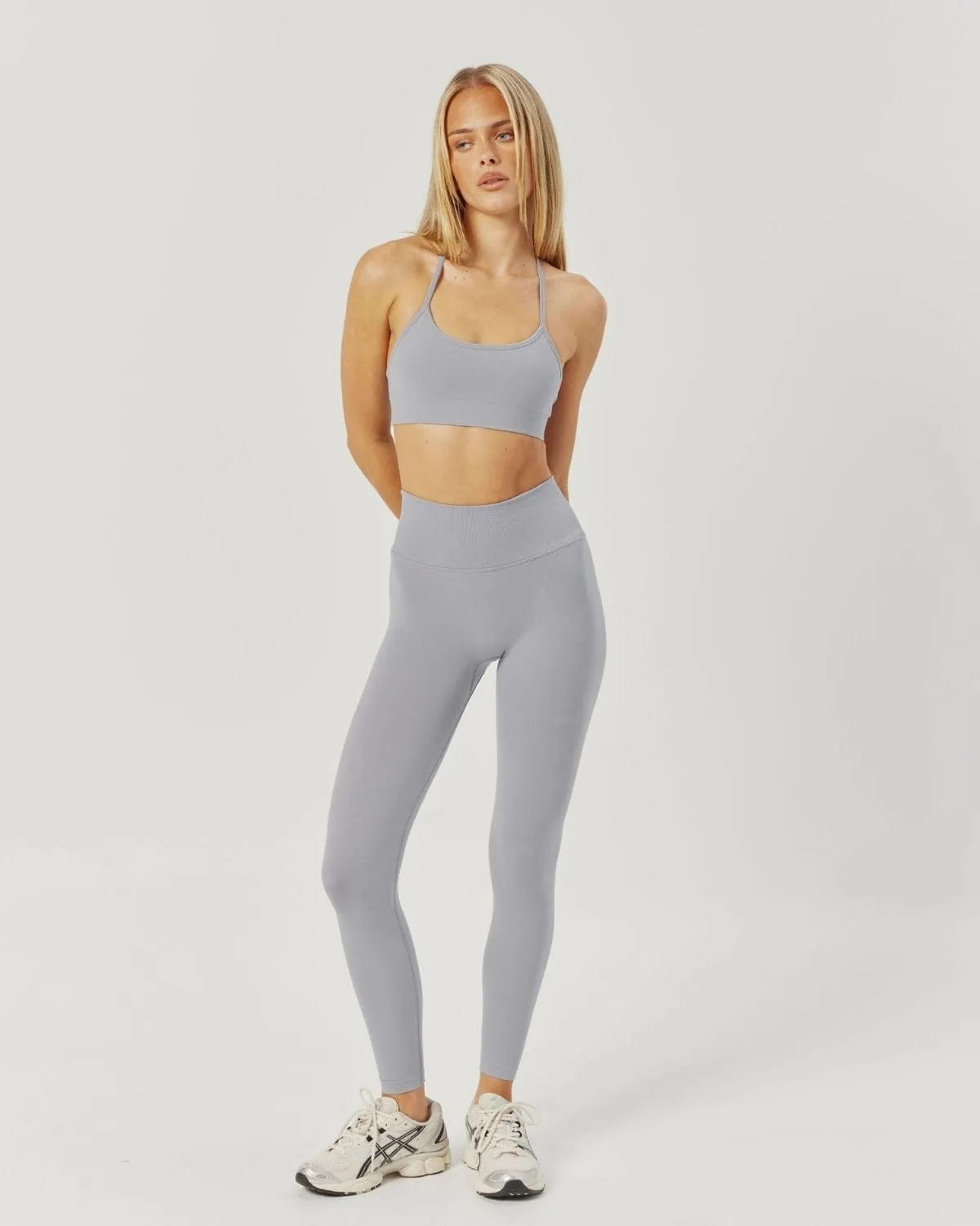 Seamless Invisible Scrunch Leggings | Storm sold by Crop Shop Boutique product image thumbnail 4