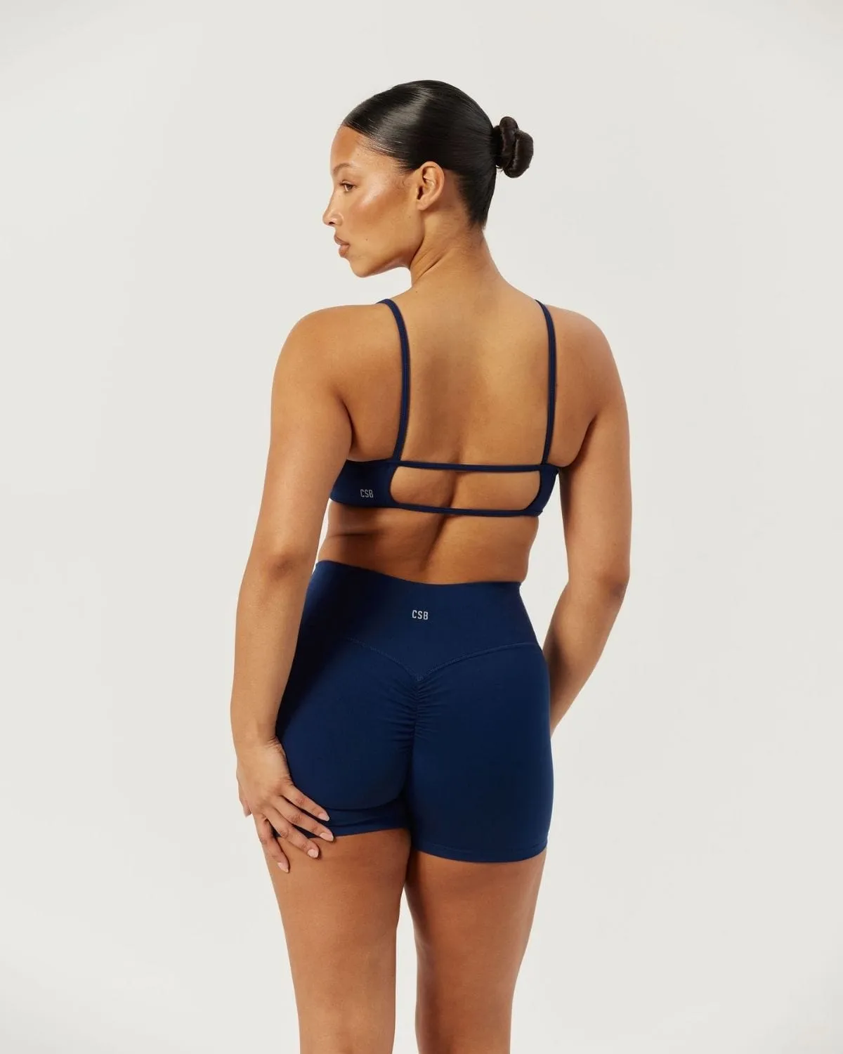 Serenity Ayla Crop | Navy sold by Crop Shop Boutique product image thumbnail 3