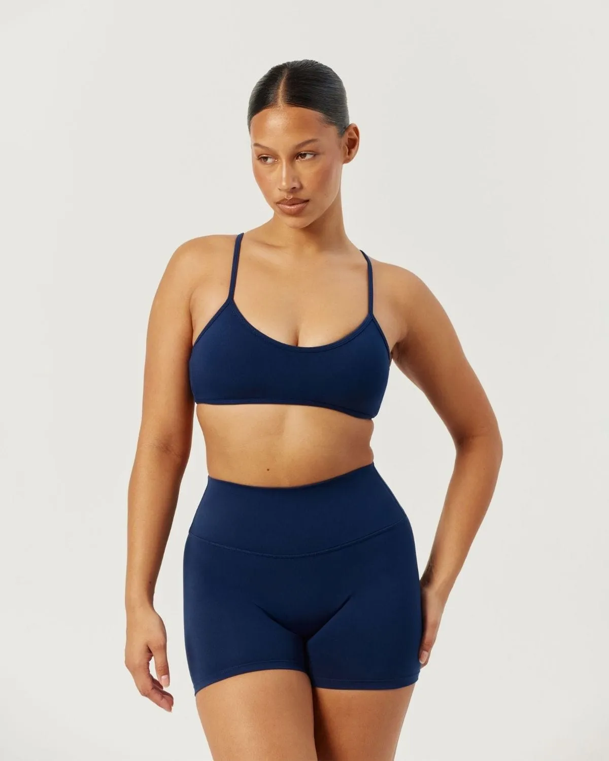 Serenity Ayla Crop | Navy sold by Crop Shop Boutique