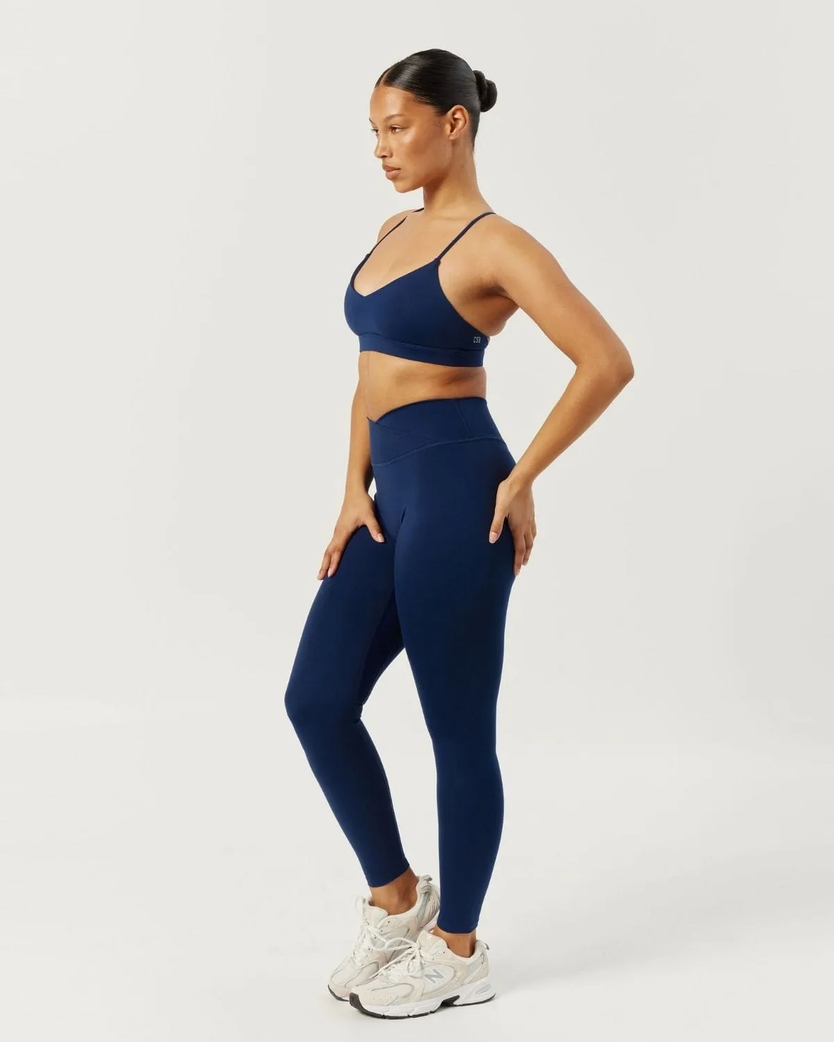 Serenity Crossover Leggings | Navy sold by Crop Shop Boutique product image thumbnail 2