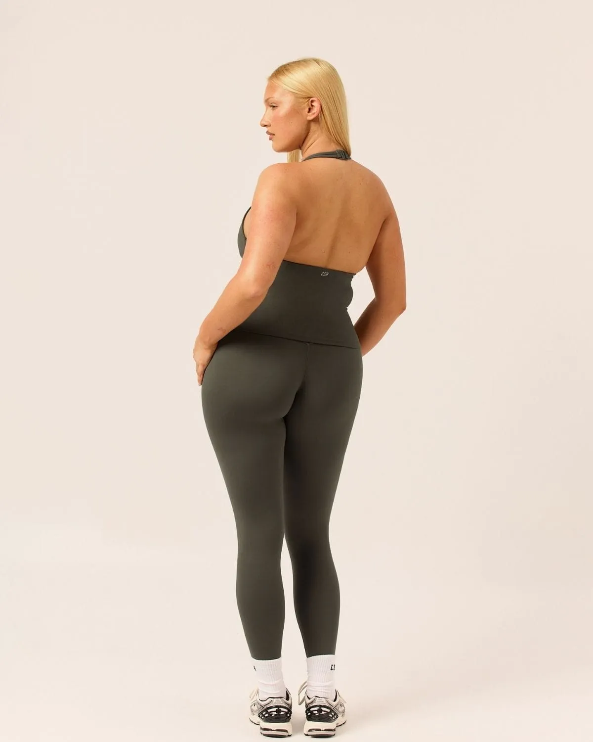 Serenity Demi Tank | Deep Olive sold by Crop Shop Boutique product image thumbnail 5