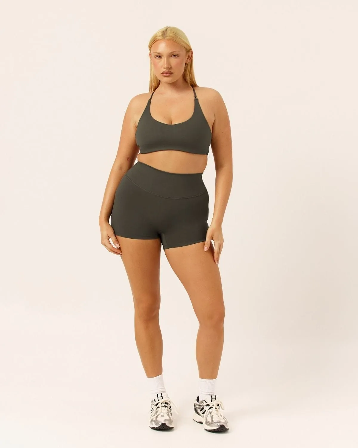 Serenity Chelsea Crop | Deep Olive sold by Crop Shop Boutique product image thumbnail 4