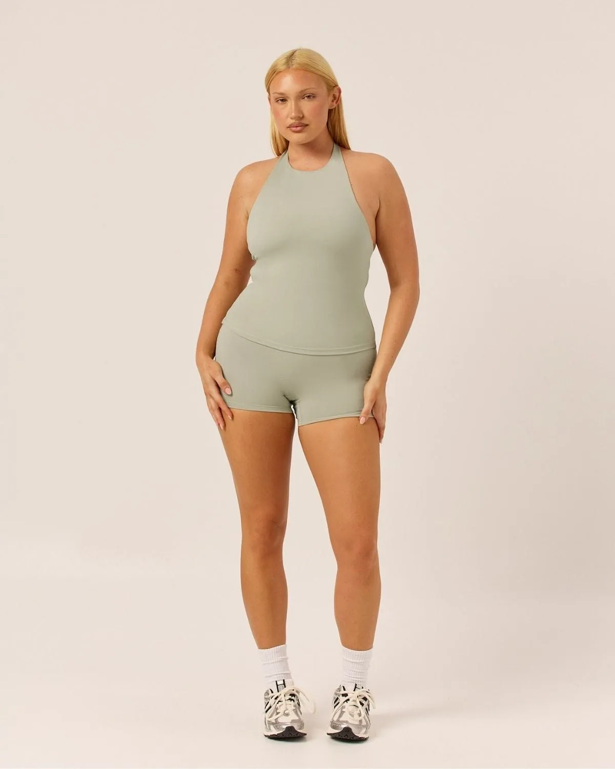 Serenity Demi Tank | Sage sold by Crop Shop Boutique product image thumbnail 4