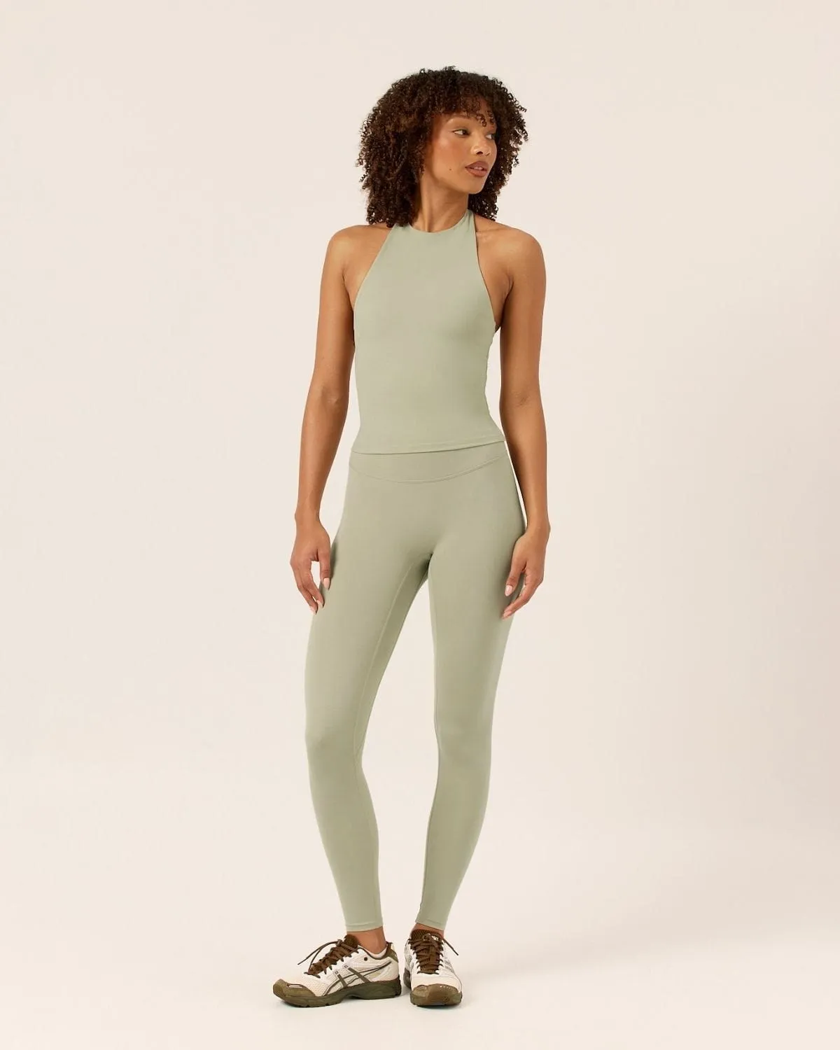 Serenity Invisible Scrunch Leggings | Sage sold by Crop Shop Boutique product image thumbnail 2