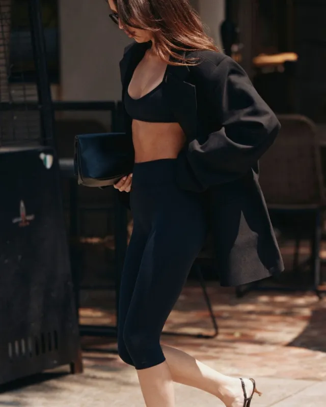 Oversized Blazer | Black sold by Crop Shop Boutique