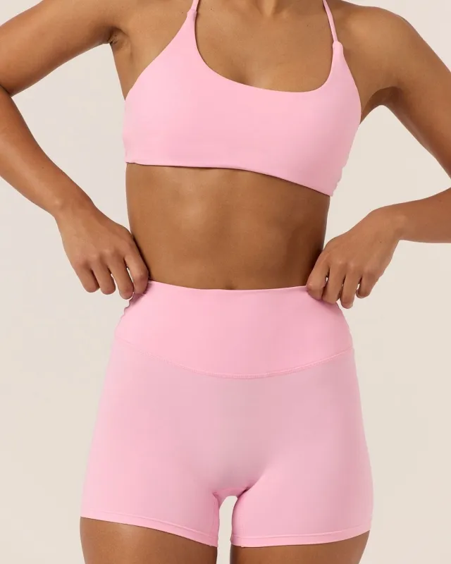 Freedom Shorts 4" | Sweet Pink sold by Crop Shop Boutique