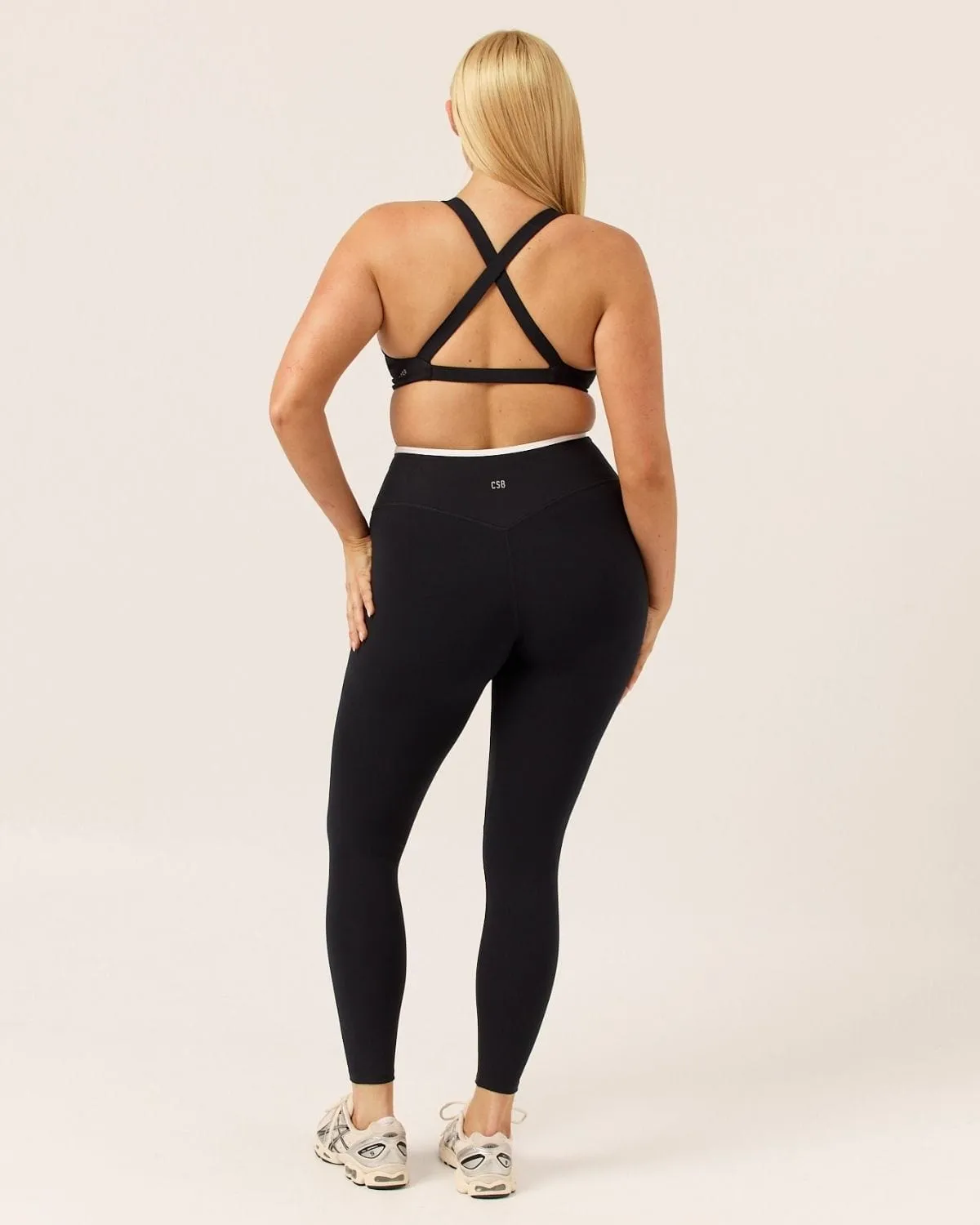 Serenity Dip Leggings | Two Tone sold by Crop Shop Boutique product image thumbnail 3