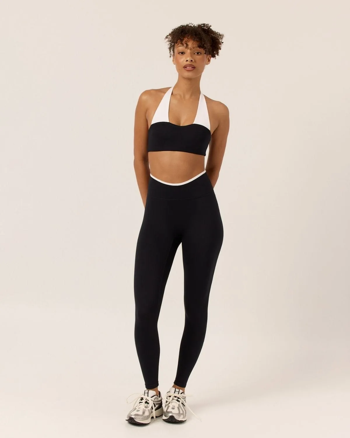 Serenity Dip Leggings | Two Tone sold by Crop Shop Boutique product image thumbnail 5