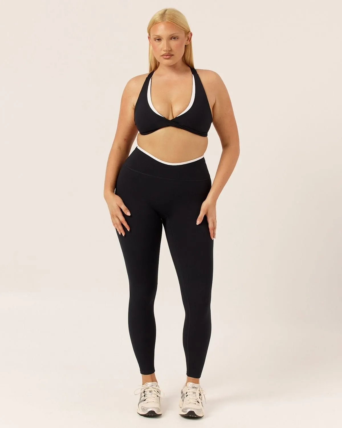 Serenity Dip Leggings | Two Tone sold by Crop Shop Boutique
