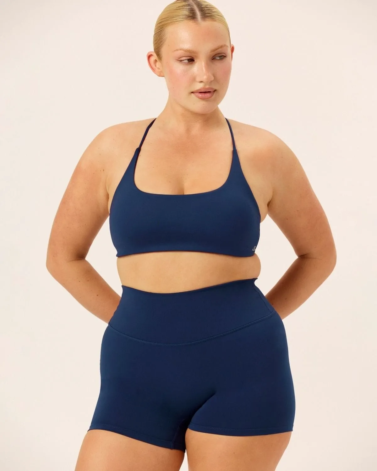 Serenity Lexi Support Crop | Navy sold by Crop Shop Boutique product image thumbnail 4