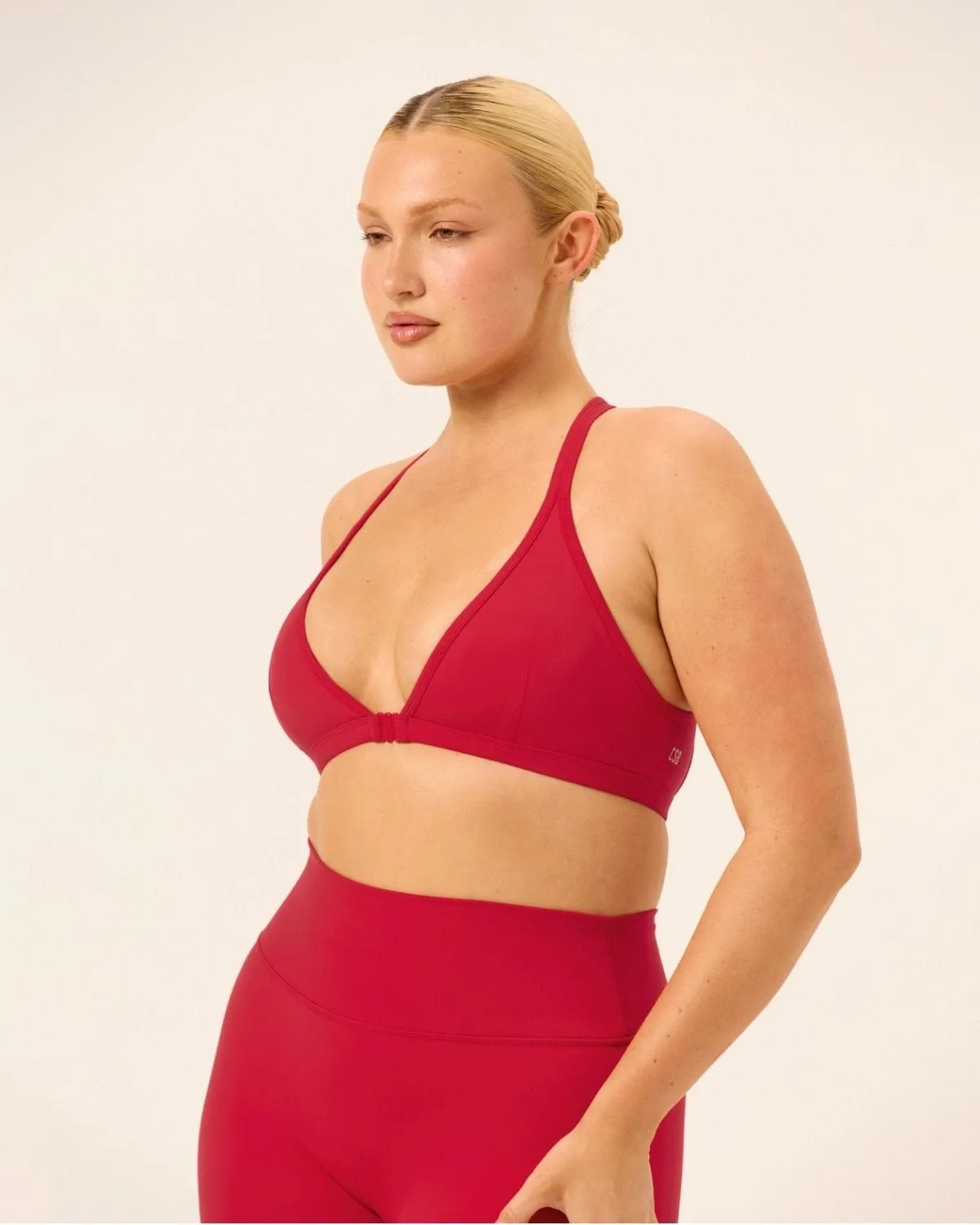 Serenity Paige Clasp Crop | Chilli sold by Crop Shop Boutique product image thumbnail 5