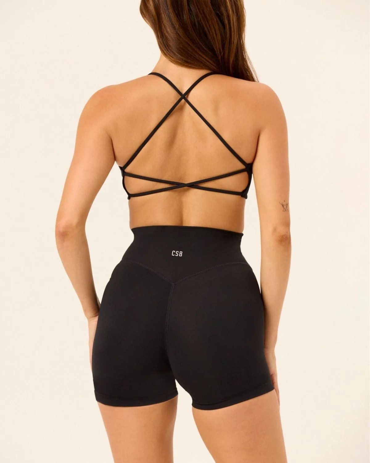 Form Invisible Scrunch High Waist Shorts 5" | Black sold by Crop Shop Boutique product image thumbnail 2