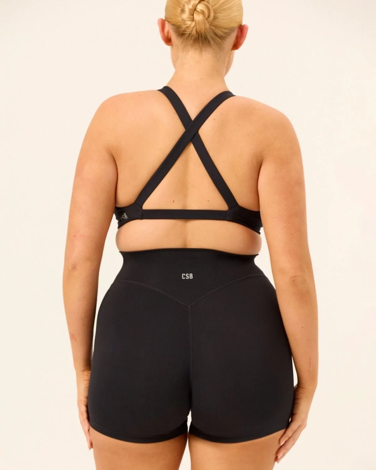 Form Invisible Scrunch High Waist Shorts 5" | Black sold by Crop Shop Boutique product image thumbnail 5