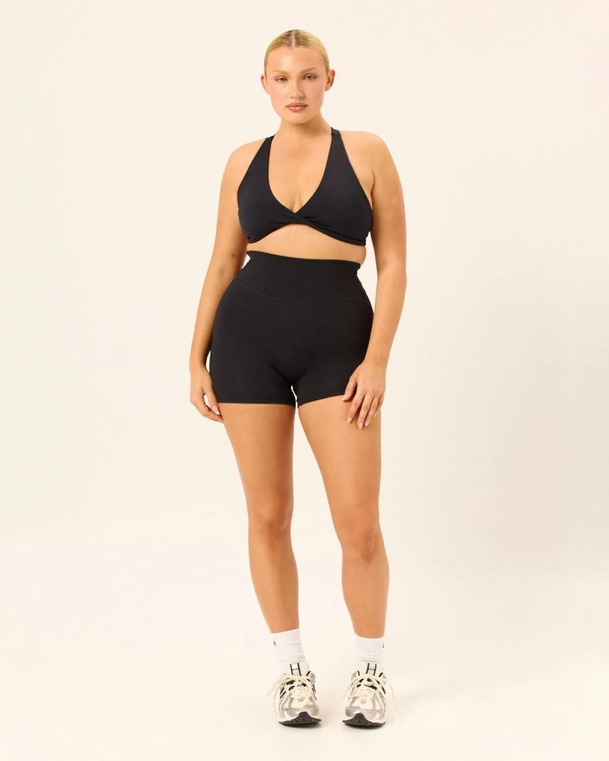 Form Invisible Scrunch High Waist Shorts 5" | Black sold by Crop Shop Boutique product image thumbnail 4