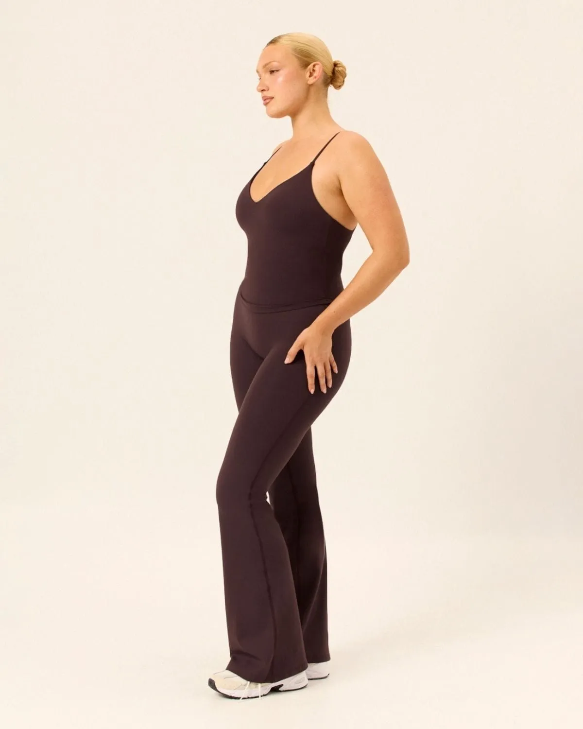 Form Invisible Scrunch Flare Leggings Tall | Espresso sold by Crop Shop Boutique product image thumbnail 3