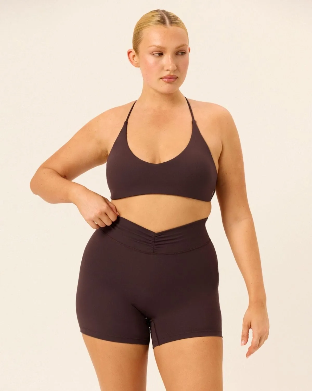 Form Hailey Crop | Espresso sold by Crop Shop Boutique