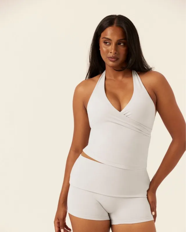 Form Athena Tank | Dusty Grey sold by Crop Shop Boutique