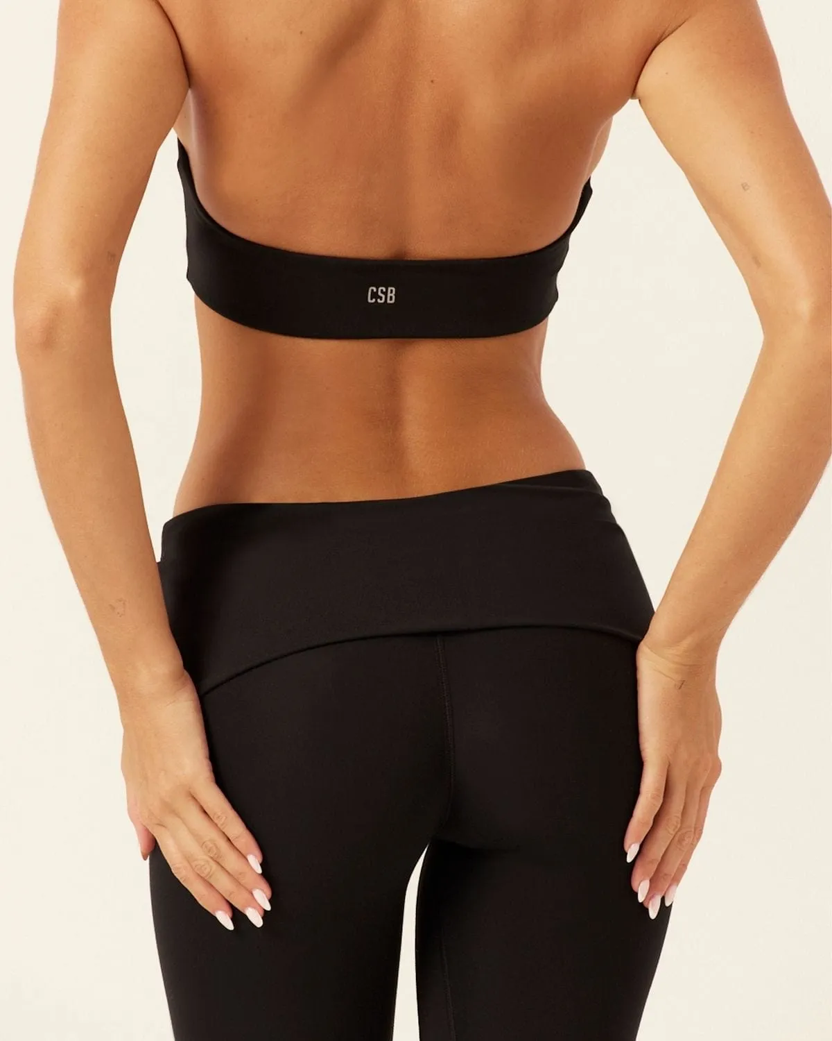 Form Fold Over Leggings | Black sold by Crop Shop Boutique product image thumbnail 3