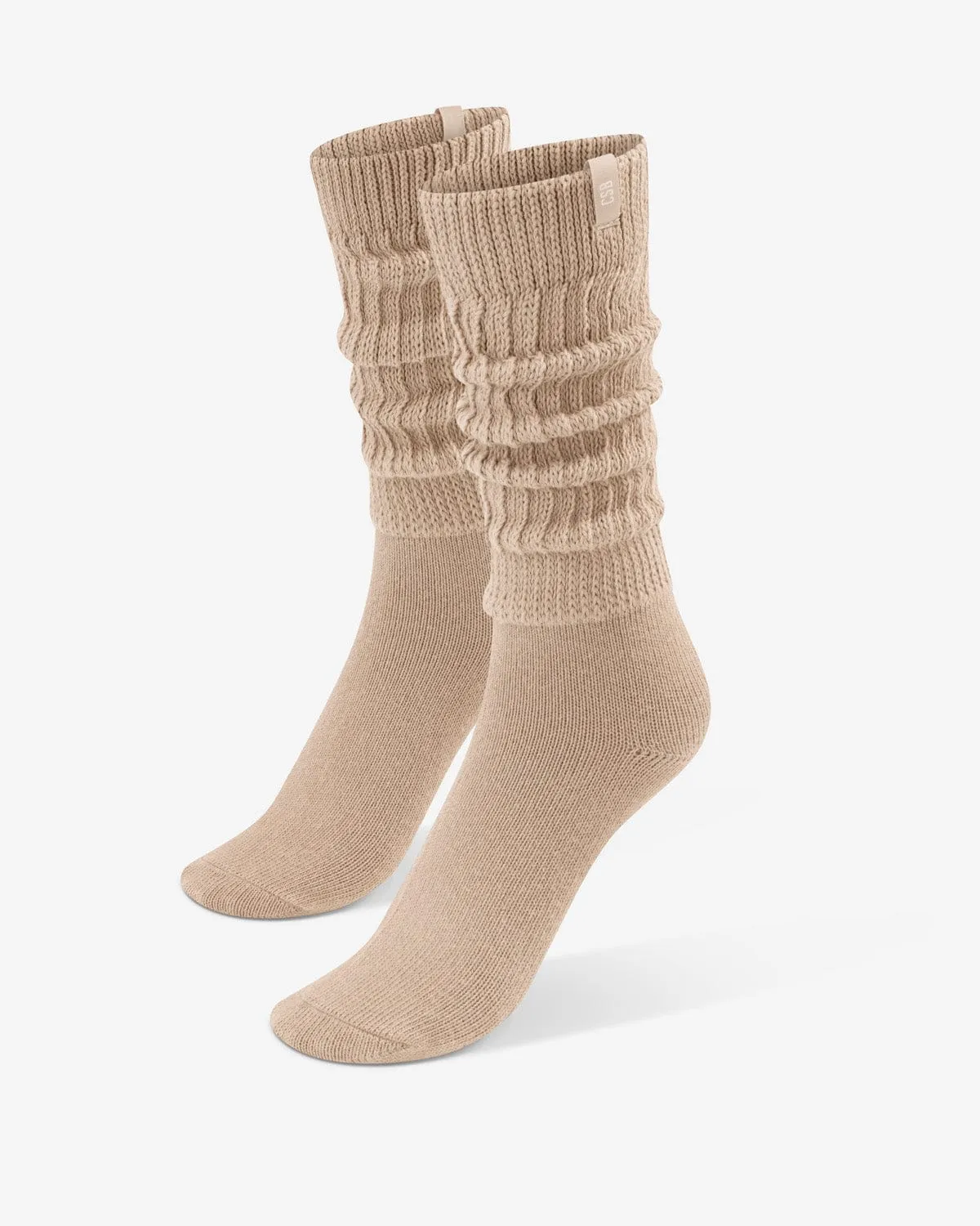 Cozy Rib Socks | Fawn sold by Crop Shop Boutique product image thumbnail 2