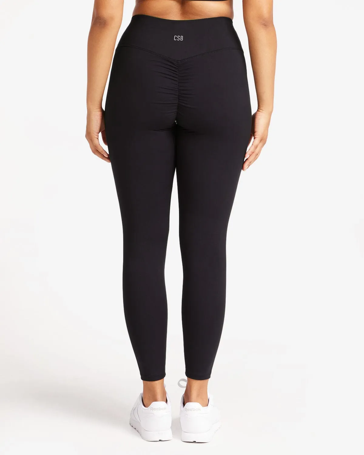 IM Serenity Drawstring Scrunch Leggings | Black sold by Crop Shop Boutique product image thumbnail 2