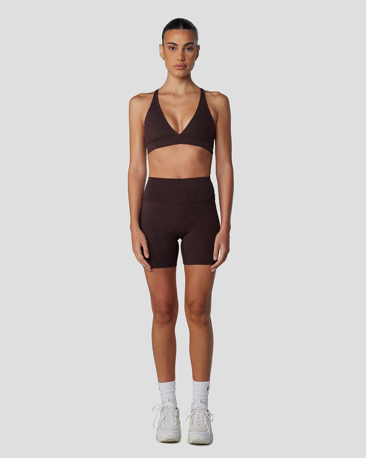 Fade Scrunch Shorts 6" | Truffle sold by Crop Shop Boutique product image thumbnail 5