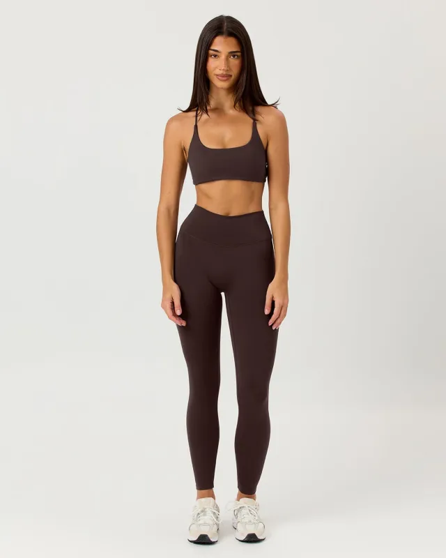 Serenity Leggings | Espresso sold by Crop Shop Boutique